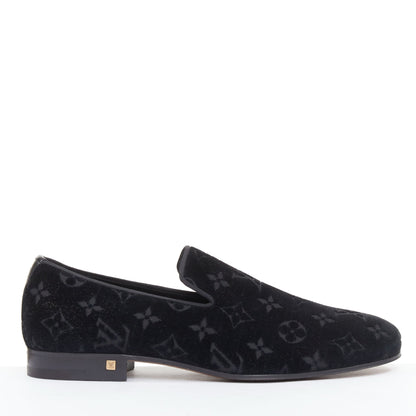 Men's Louis Vuitton Velvet Monogram Loafers