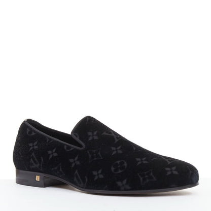 Men's Louis Vuitton Velvet Monogram Loafers