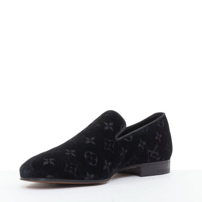 Men's Louis Vuitton Velvet Monogram Loafers