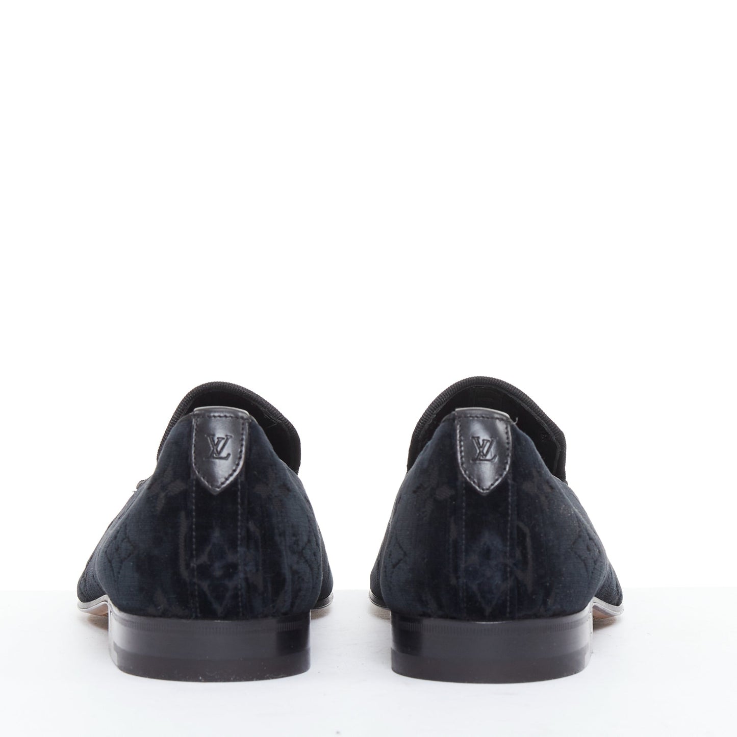 Men's Louis Vuitton Velvet Monogram Loafers