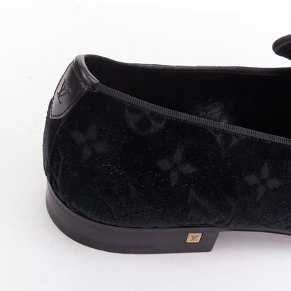 Men's Louis Vuitton Velvet Monogram Loafers