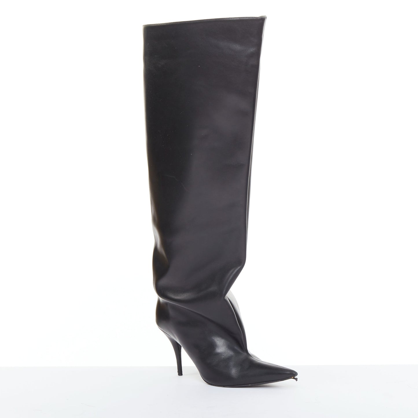 Women's Balenciaga 2022 Leather Waders Boots