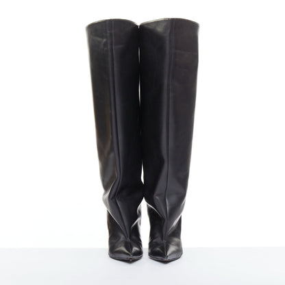 Women's Balenciaga 2022 Leather Waders Boots