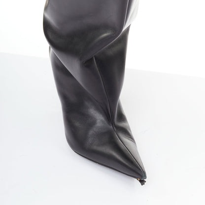Women's Balenciaga 2022 Leather Waders Boots
