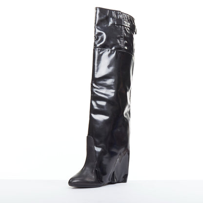 Women's Givenchy 2012 Leather Foldover Boots