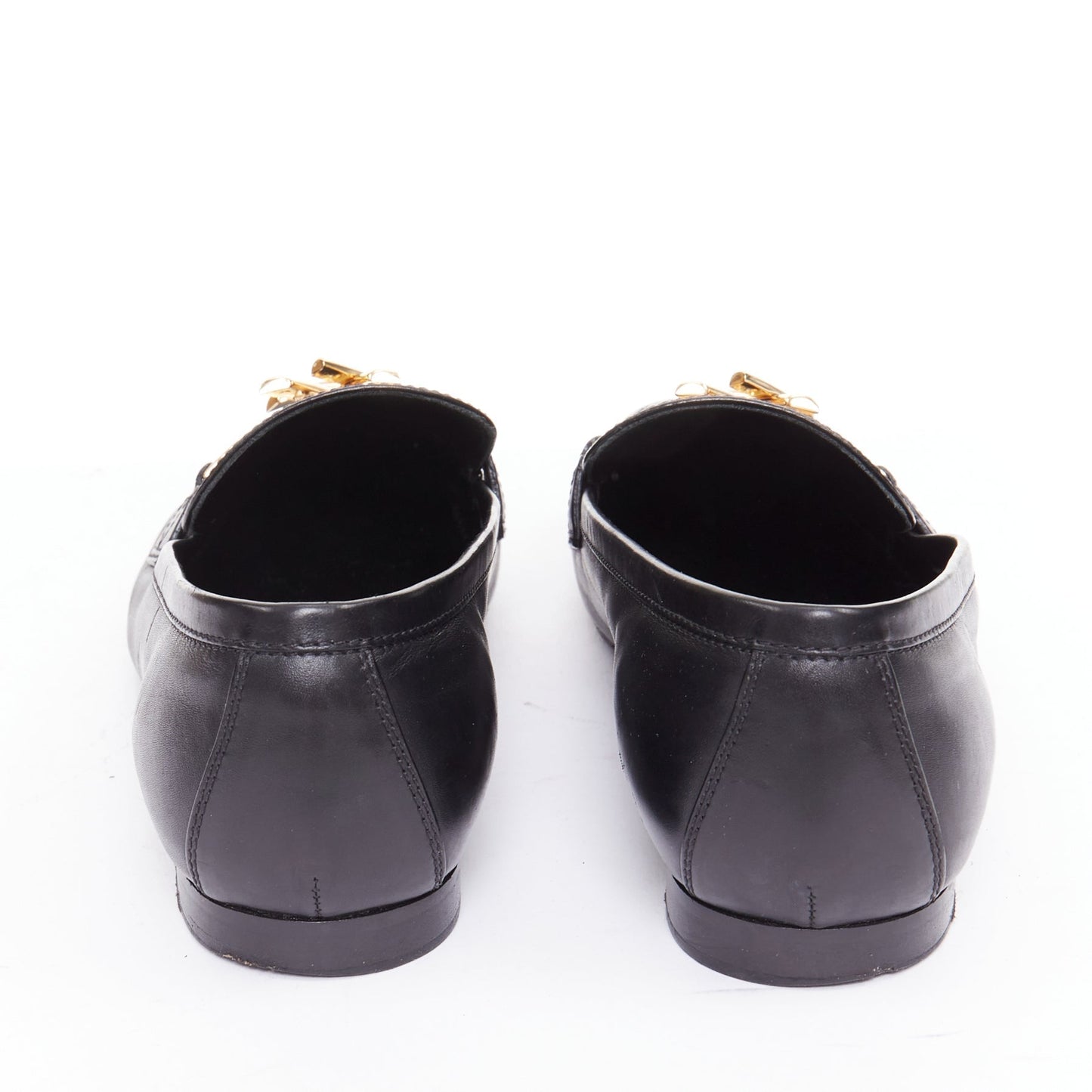 Women's Louis Vuitton Leather Flat Loafers