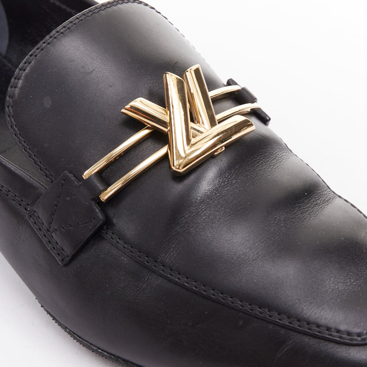 Women's Louis Vuitton Leather Flat Loafers