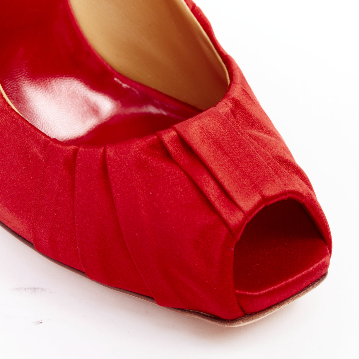 Women's Valentino Pleated Satin Ribbon Bow Stiletto Pumps