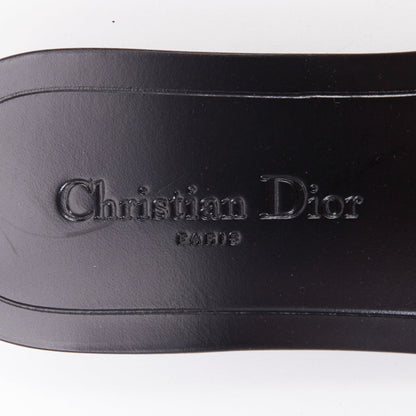 Women's Dior Crystal Pave Logo Slides