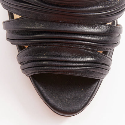 Women's Christian Louboutin Strappy Caged Sandals