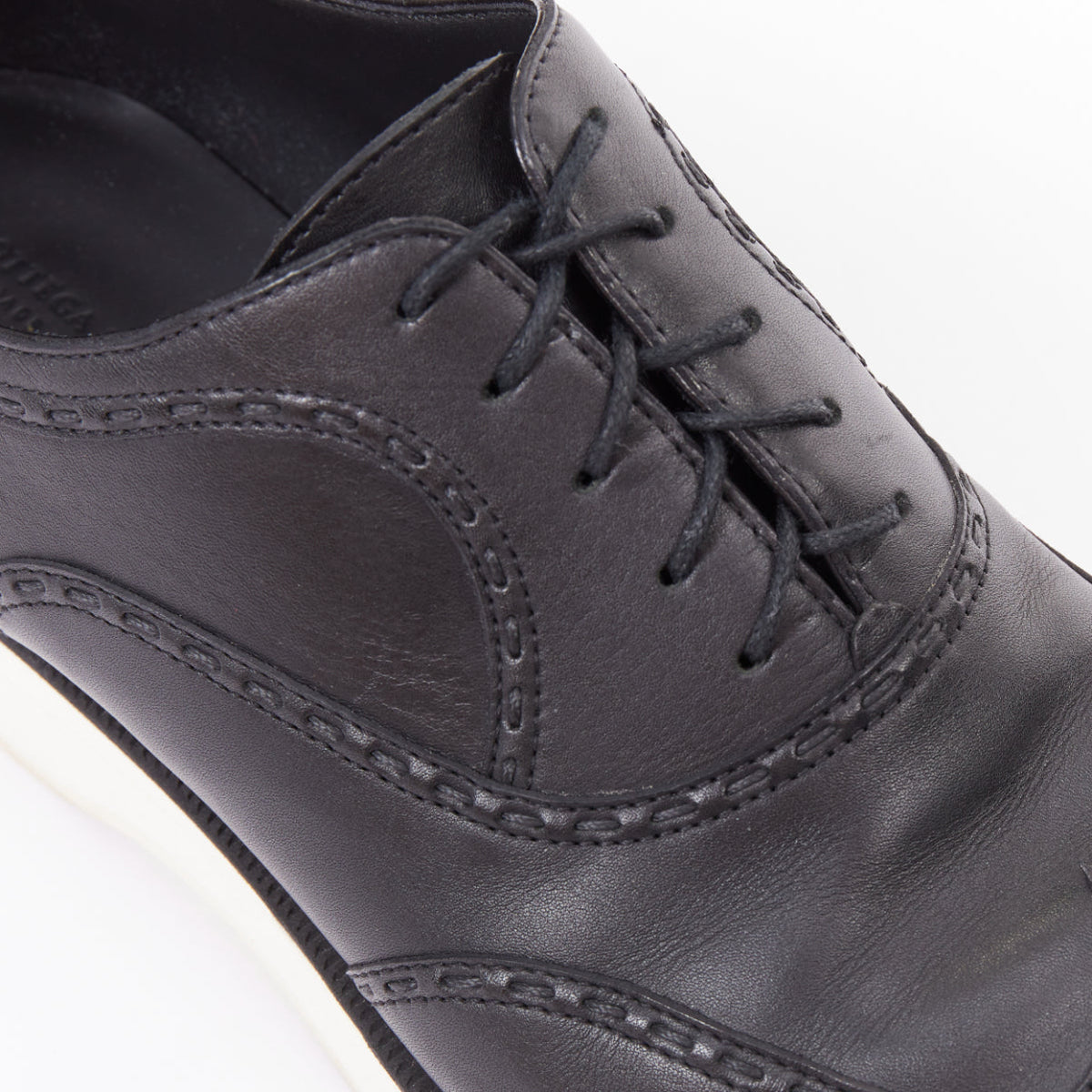 Men's Bottega Veneta Leather Platform Shoe