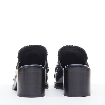 Women's Burberry Fringed Brogues Mules