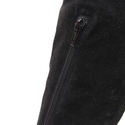 Women's Gianni Versace Suede Gold Heel Boots
