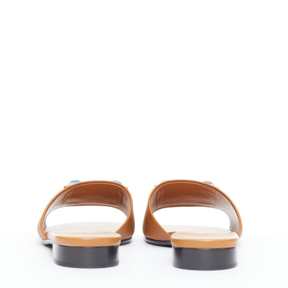 Women's Hermes Leather Flat Sandal