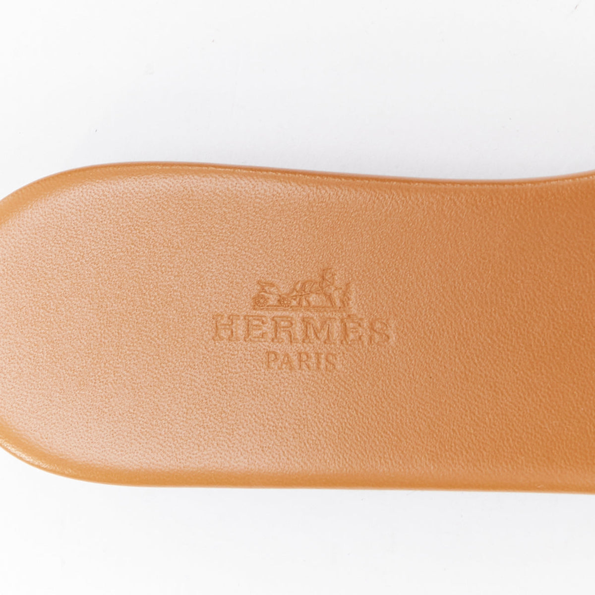 Women's Hermes Leather Flat Sandal