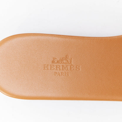 Women's Hermes Leather Flat Sandal