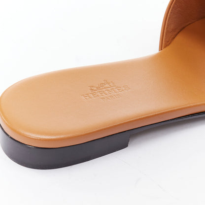 Women's Hermes Leather Flat Sandal