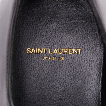 Women's Saint Laurent Leather Double Monk Strap Shoes