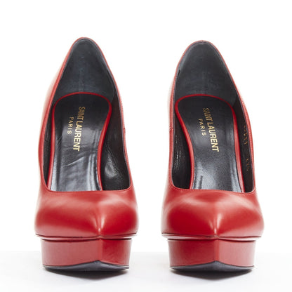 Women's Saint Laurent Janis Leather Studded Pumps