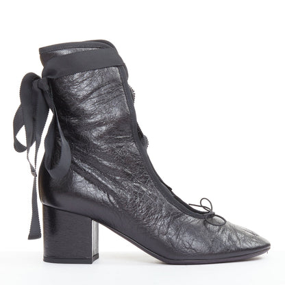 Women's Valentino 2016 Runway Crinkled Leather Ribbon