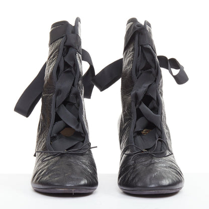 Women's Valentino 2016 Runway Crinkled Leather Ribbon
