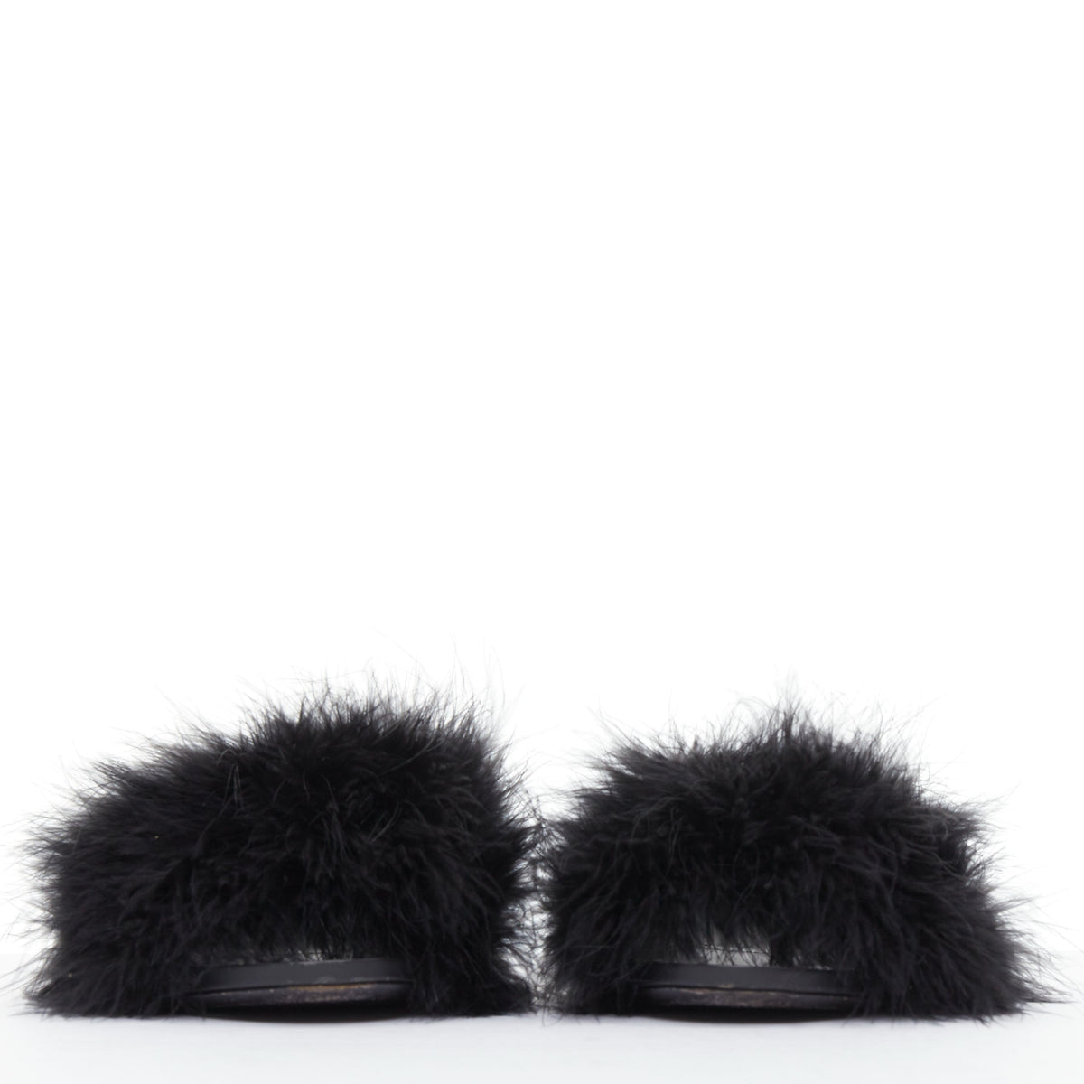 Women's Balenciaga Feather Slipper Sandals