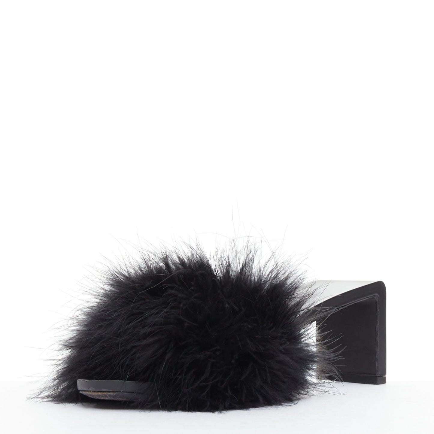 Women's Balenciaga Feather Slipper Sandals