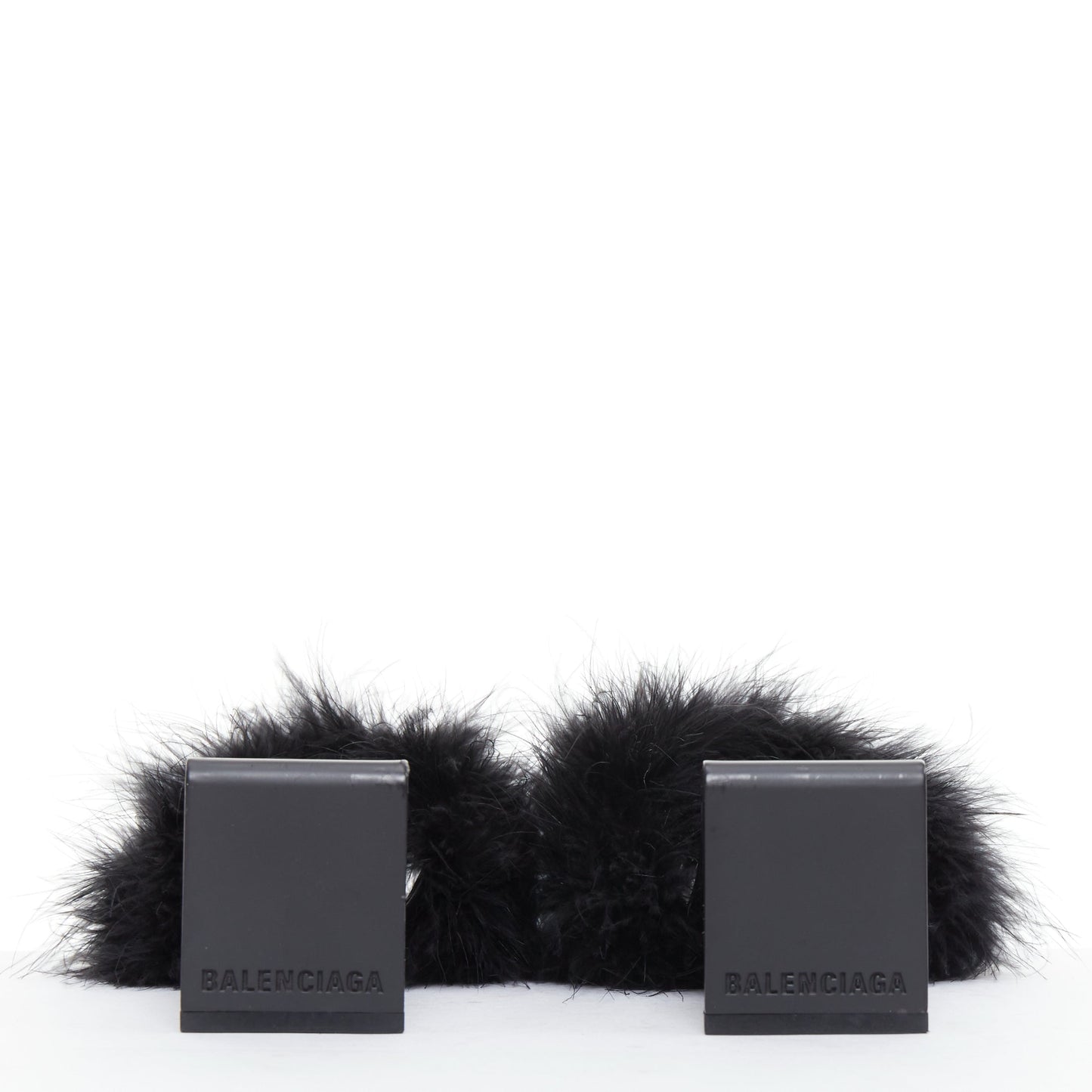 Women's Balenciaga Feather Slipper Sandals