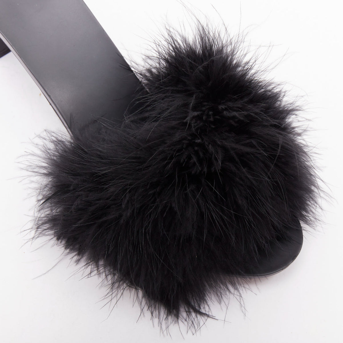 Women's Balenciaga Feather Slipper Sandals
