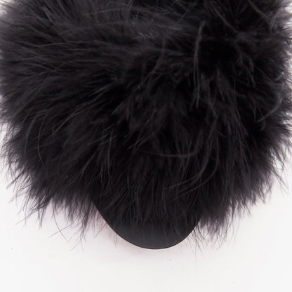 Women's Balenciaga Feather Slipper Sandals