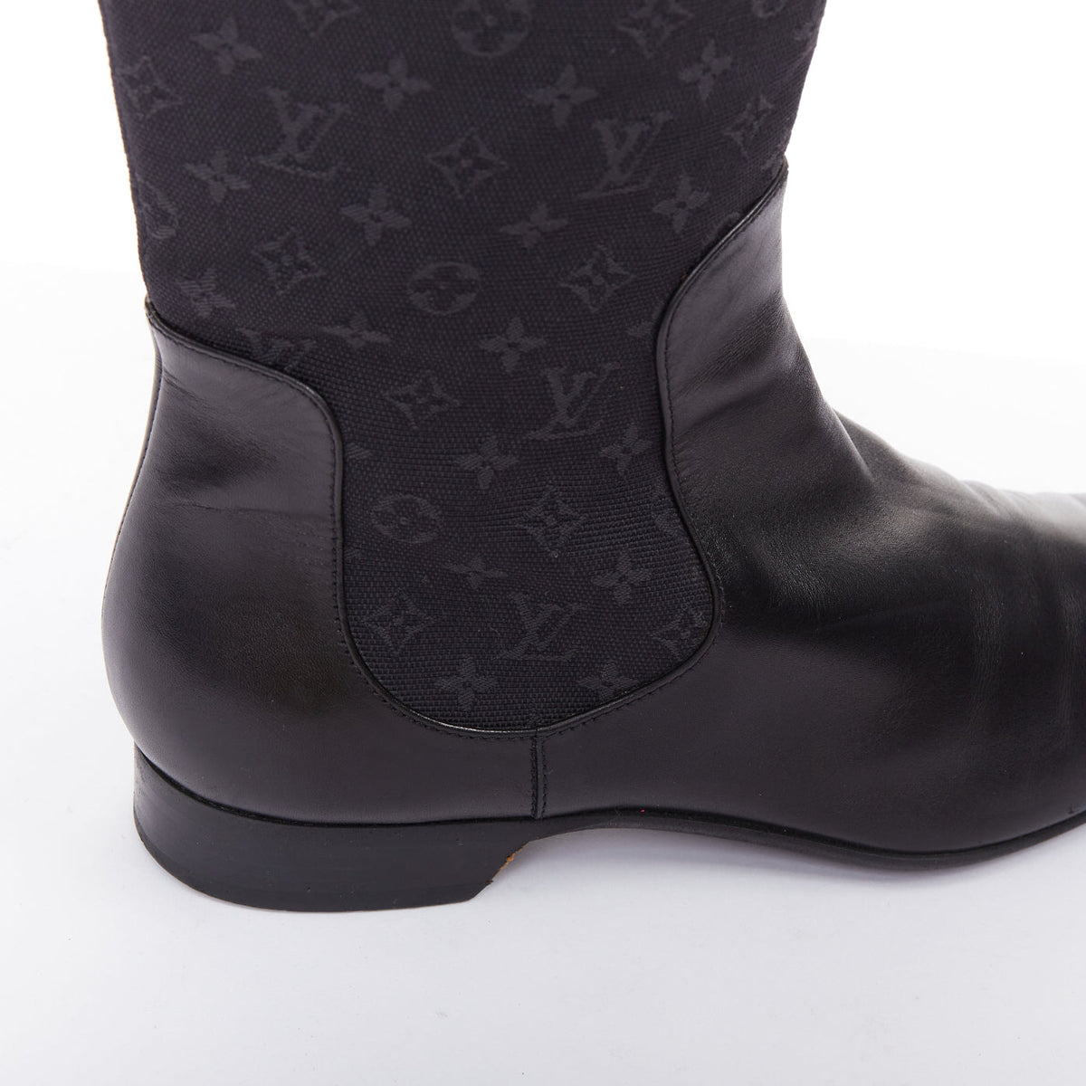 Women's Louis Vuitton Monogram Canvas Riding Boots