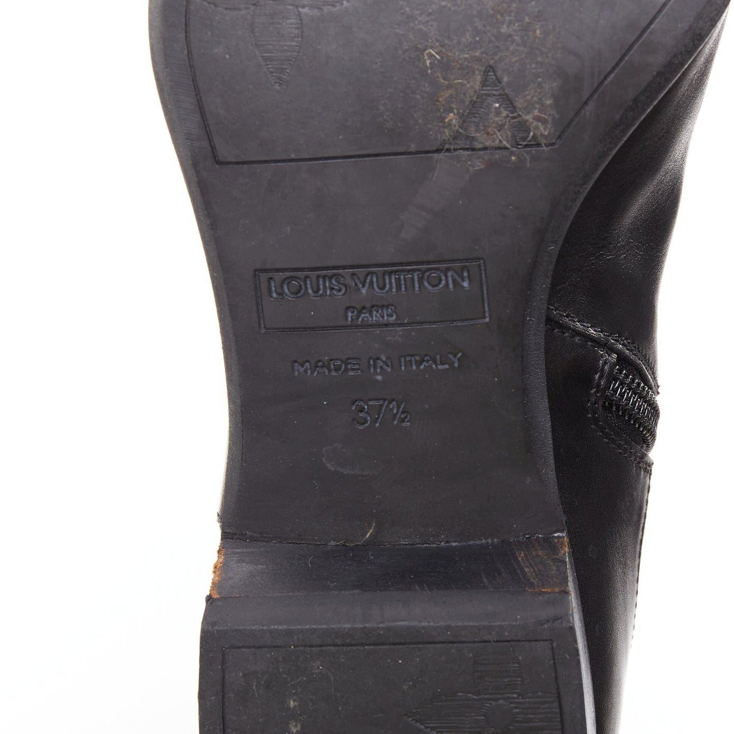Women's Louis Vuitton Monogram Canvas Riding Boots