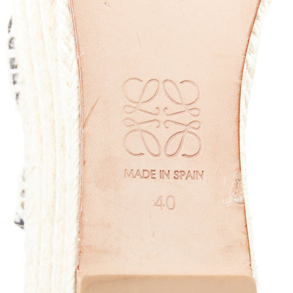 Women's Loewe Gate Espadrille Wedge Sandal