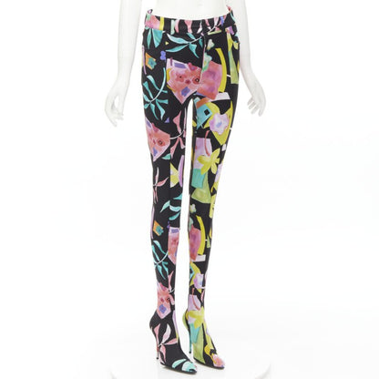 Women's Balenciaga Pantashoe Heel Boots Pants