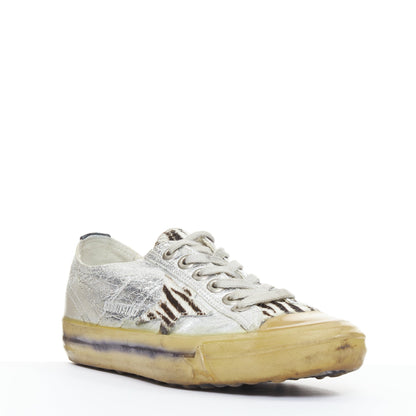 Women's Golden Goose Suede Calf Hair Sneakers