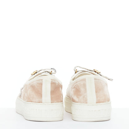 Women's Christian Dior WalknDior Velvet Sneakers
