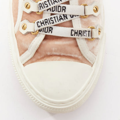 Women's Christian Dior WalknDior Velvet Sneakers