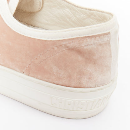 Women's Christian Dior WalknDior Velvet Sneakers