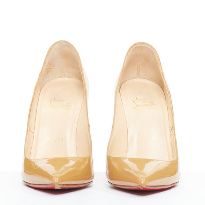 Women's Christian Louboutin Patent Stiletto Pumps