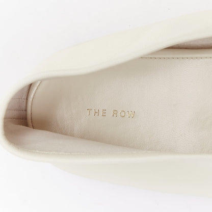 Women's The Row Leather Elastic Ballerina Flats