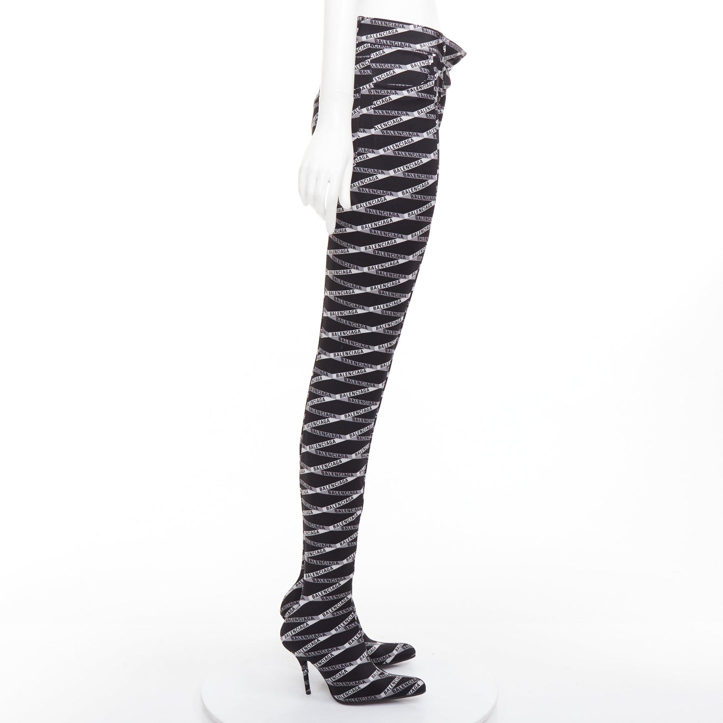 Women's Balenciaga Pantashoe Heel Boots Pants