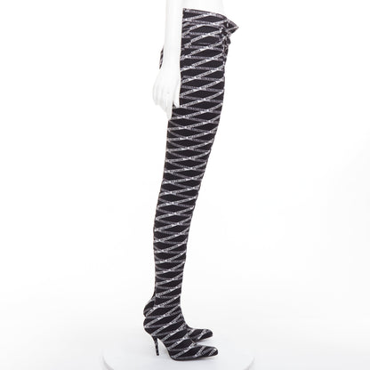 Women's Balenciaga Pantashoe Heel Boots Pants