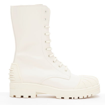 Women's Dior Rubber Cap Combat Boots