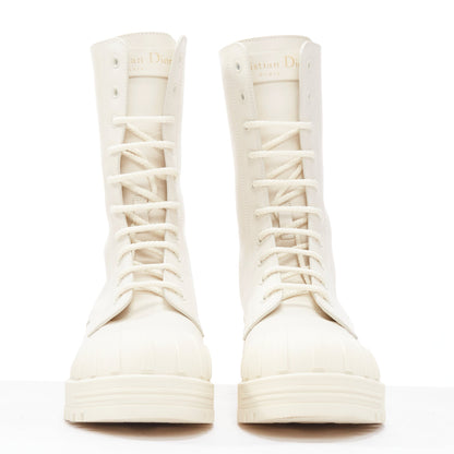 Women's Dior Rubber Cap Combat Boots