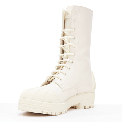 Women's Dior Rubber Cap Combat Boots