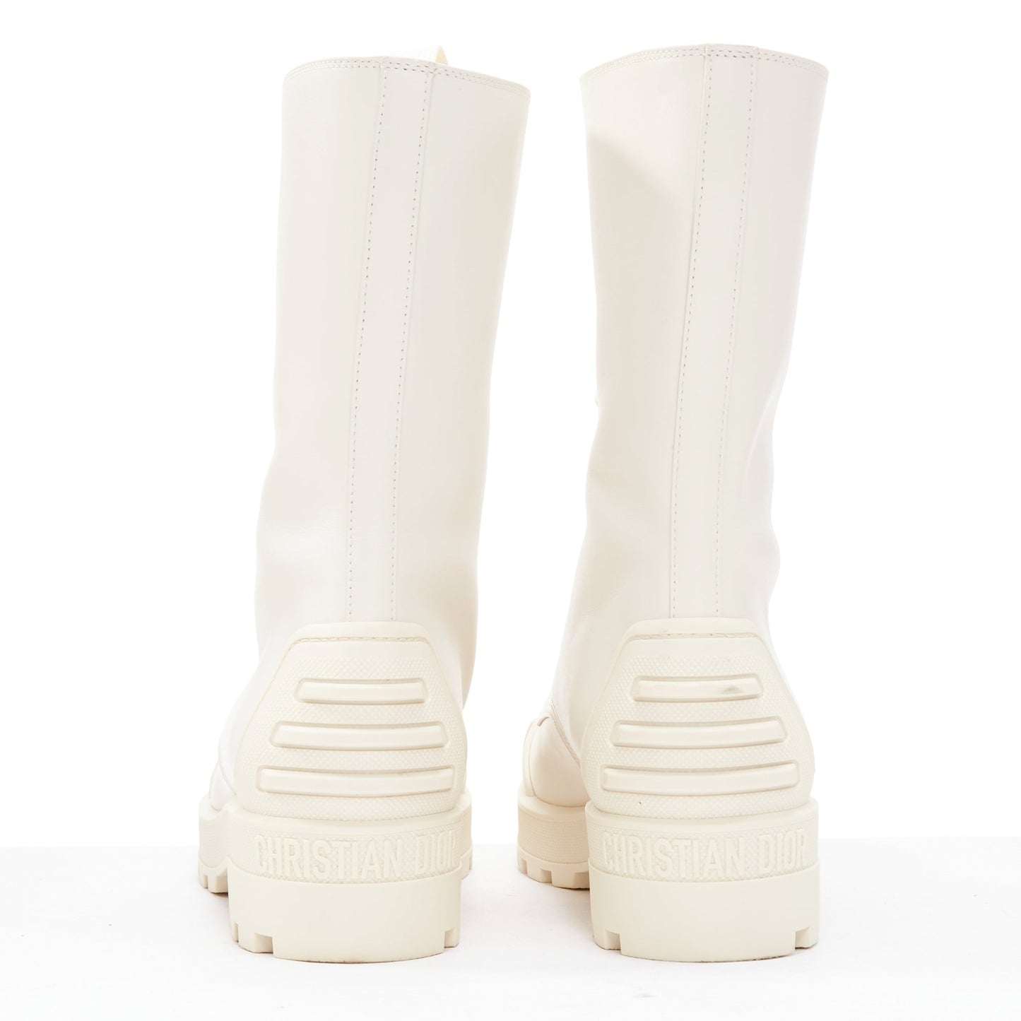 Women's Dior Rubber Cap Combat Boots