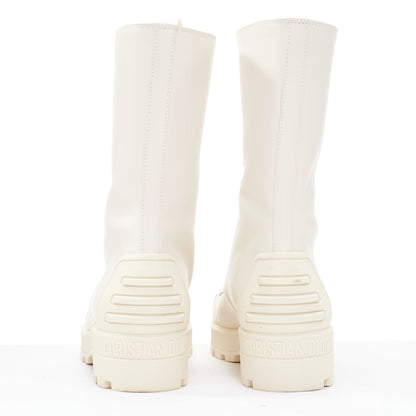 Women's Dior Rubber Cap Combat Boots