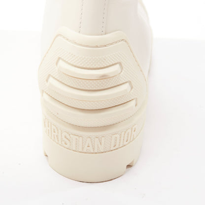 Women's Dior Rubber Cap Combat Boots