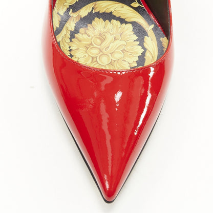 Women's Versace Hibiscus Barocco Medusa Stud Pump