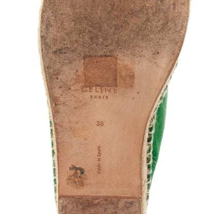 Women's Celine Suede Grosgrain Espadrilles
